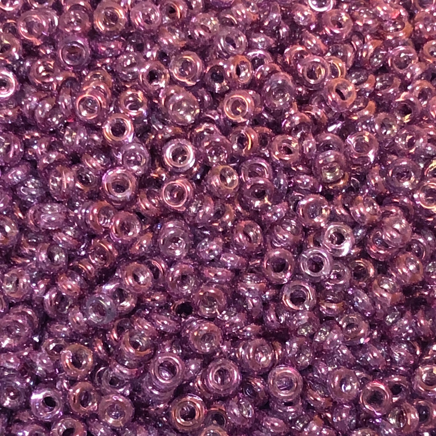 TOHO TD-8-205  - 8/0  Light Amethyst Gold Luster Demi Beads, 5 gm