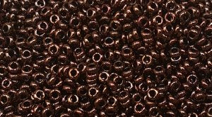 TOHO TD-8-501  - 8/0  Bronze Higher Metallic Demi Beads, 5 gm