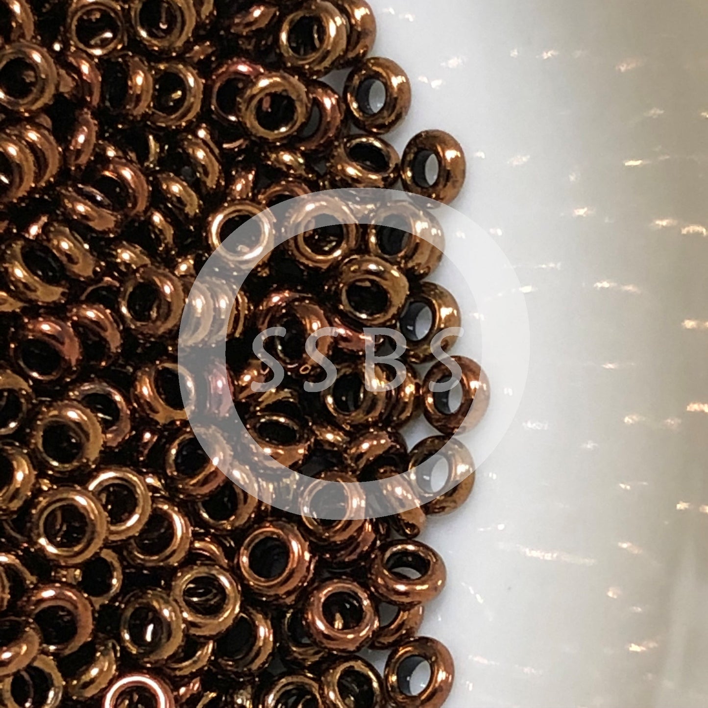 TOHO TD-8-501  - 8/0  Bronze Higher Metallic Demi Beads, 5 gm