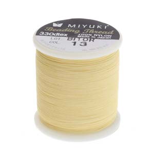 Miyuki Beading Nylon Thread - Yellow MBT-13, 330dtex - 55 yards