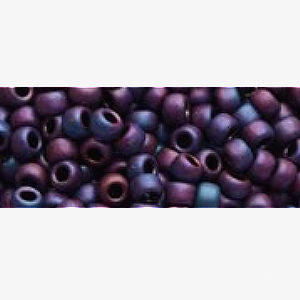 TOHO TR-11-704 11/0 Perles de graines métalliques iris violet mat, 5 ou 10 g