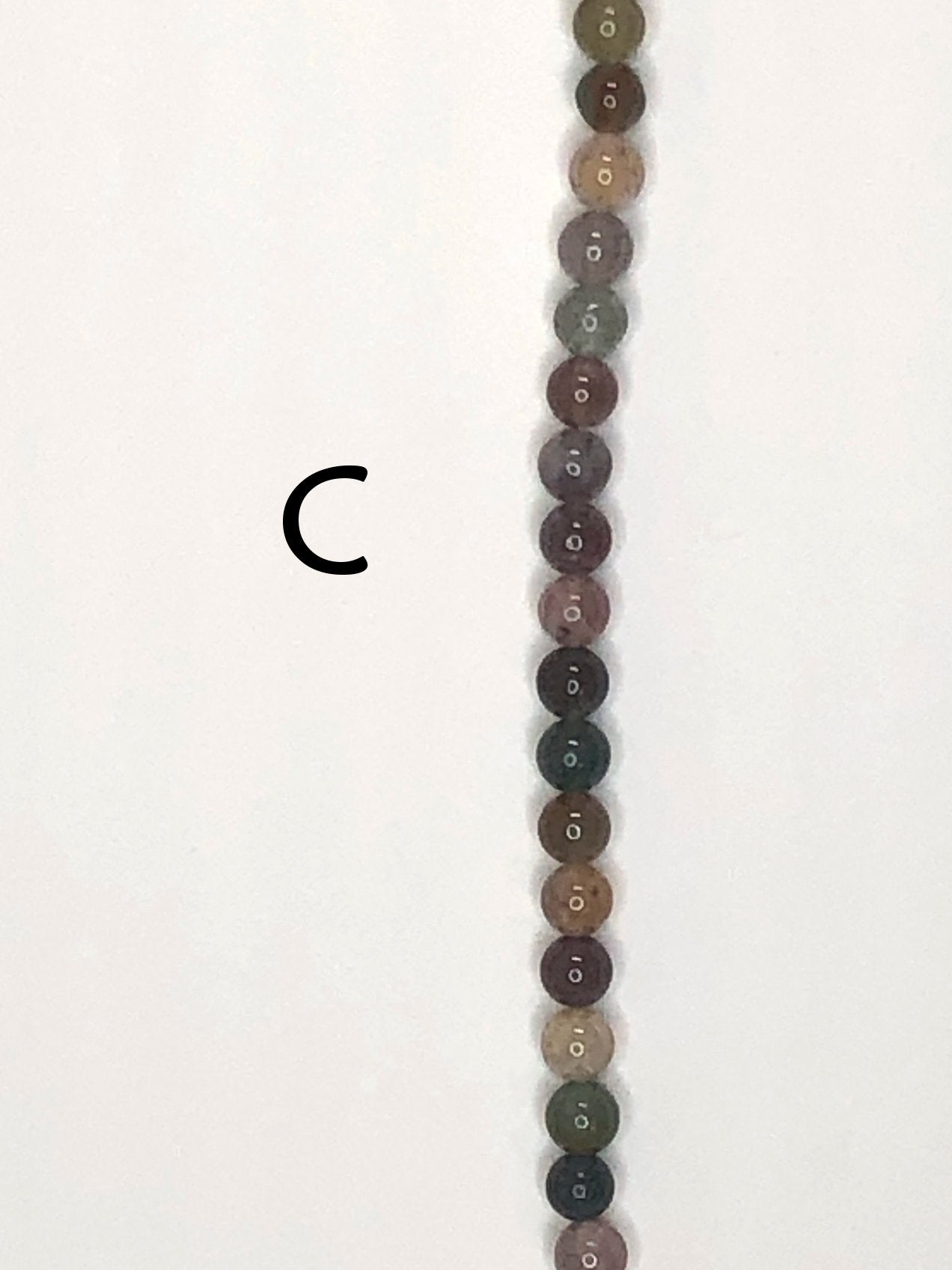Bead Gallery Fancy Jasper Semi-Precious Stone Round Beads, 3 mm - 40 Beads - Strand A, B or C