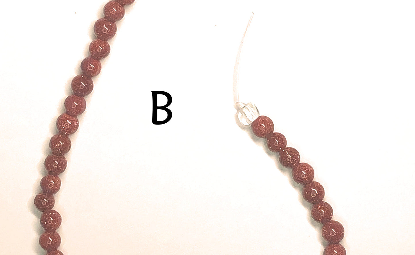 Blue Moon Goldstone Semi-Precious Beads, 4 mm - 47 Beads