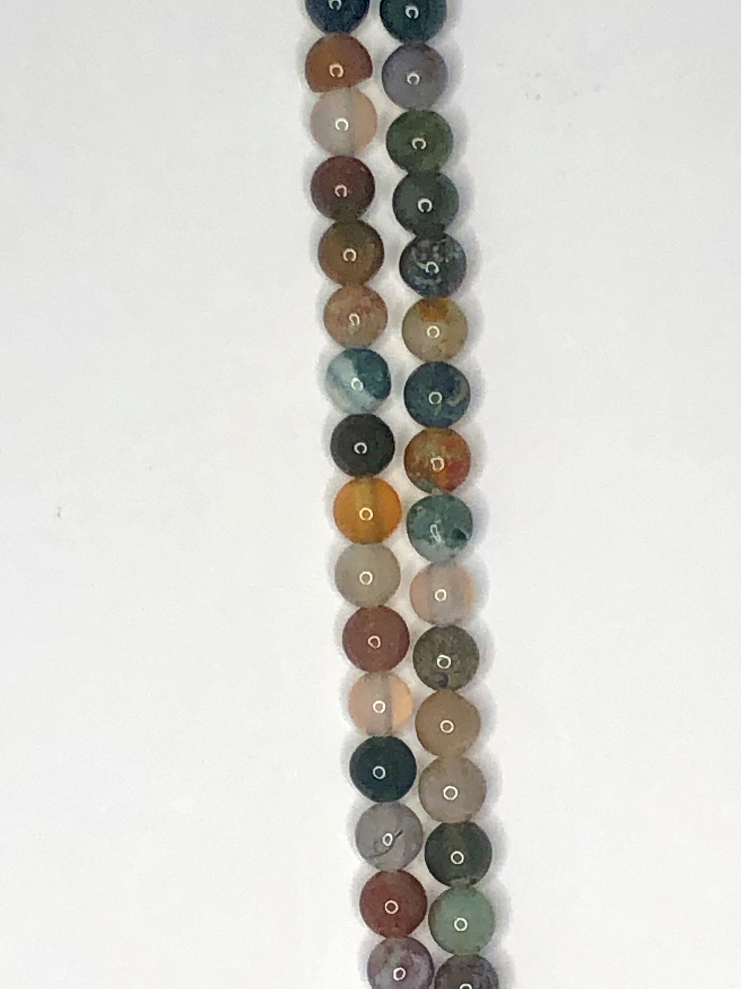 Bead Collection Green Fancy Jasper Semi-Precious Round Stone Beads, 4 mm - 80 Beads