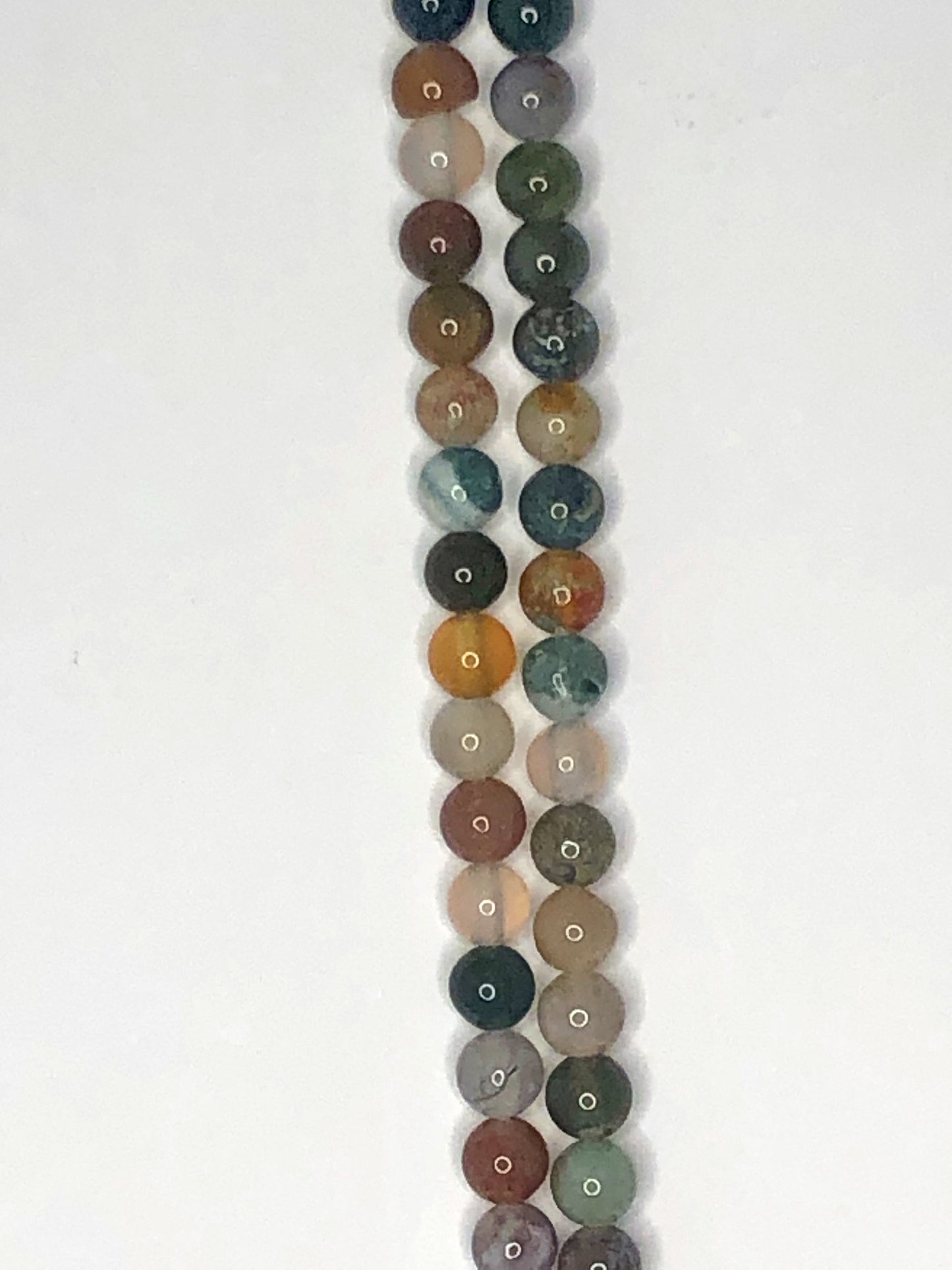 Bead Collection Perles rondes en pierre semi-précieuse de jaspe fantaisie vert, 4 mm - 80 perles