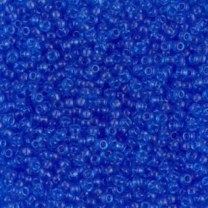 Miyuki  11-150   11/0 Transparent Sapphire Seed Beads - 5 or 10 gm