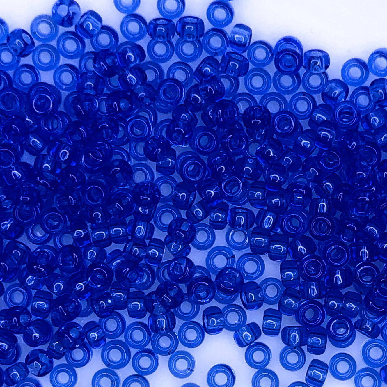 Miyuki 11-150   11/0 Transparent Sapphire Seed Beads - 5 or 10 gm