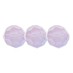 Swarovski Crystal 5000 Perles rondes à facettes en opale violette de 3 mm - 24 perles