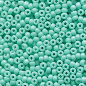 Miyuki 8-4472 8/0 Duracoat Opaque Dyed Seafoam Green Seed Perles - 5 ou 10 g