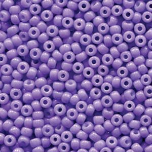 Miyuki 8-4488   8/0 Duracoat Opaque Dyed Pale Purple Seed Beads - 5 or 10 gm