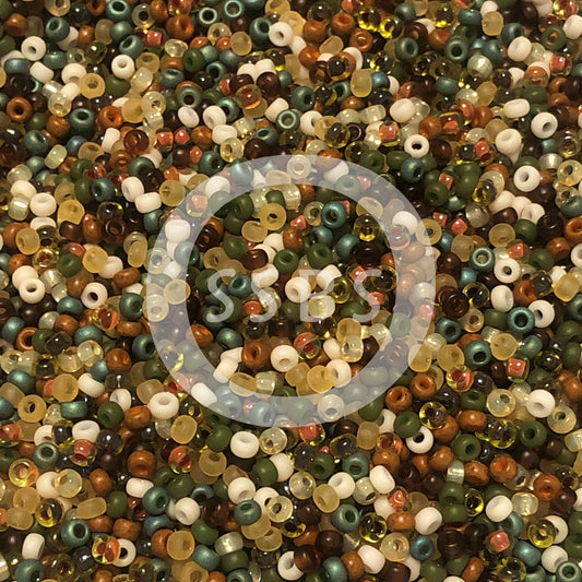 Miyuki 11-MIX07  11/0 Earthtone Mix Seed Beads - 5 or 10 gm