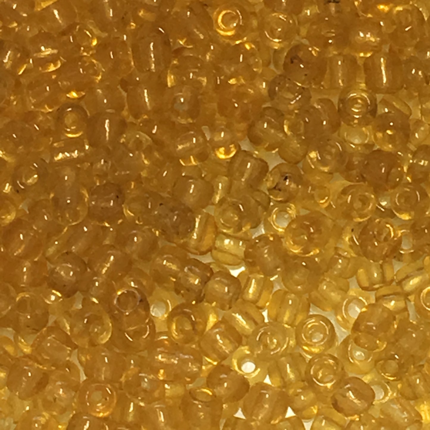 TOHO TR-11-2  11/0 Transparent Light Topaz Seed Beads, 5 gm