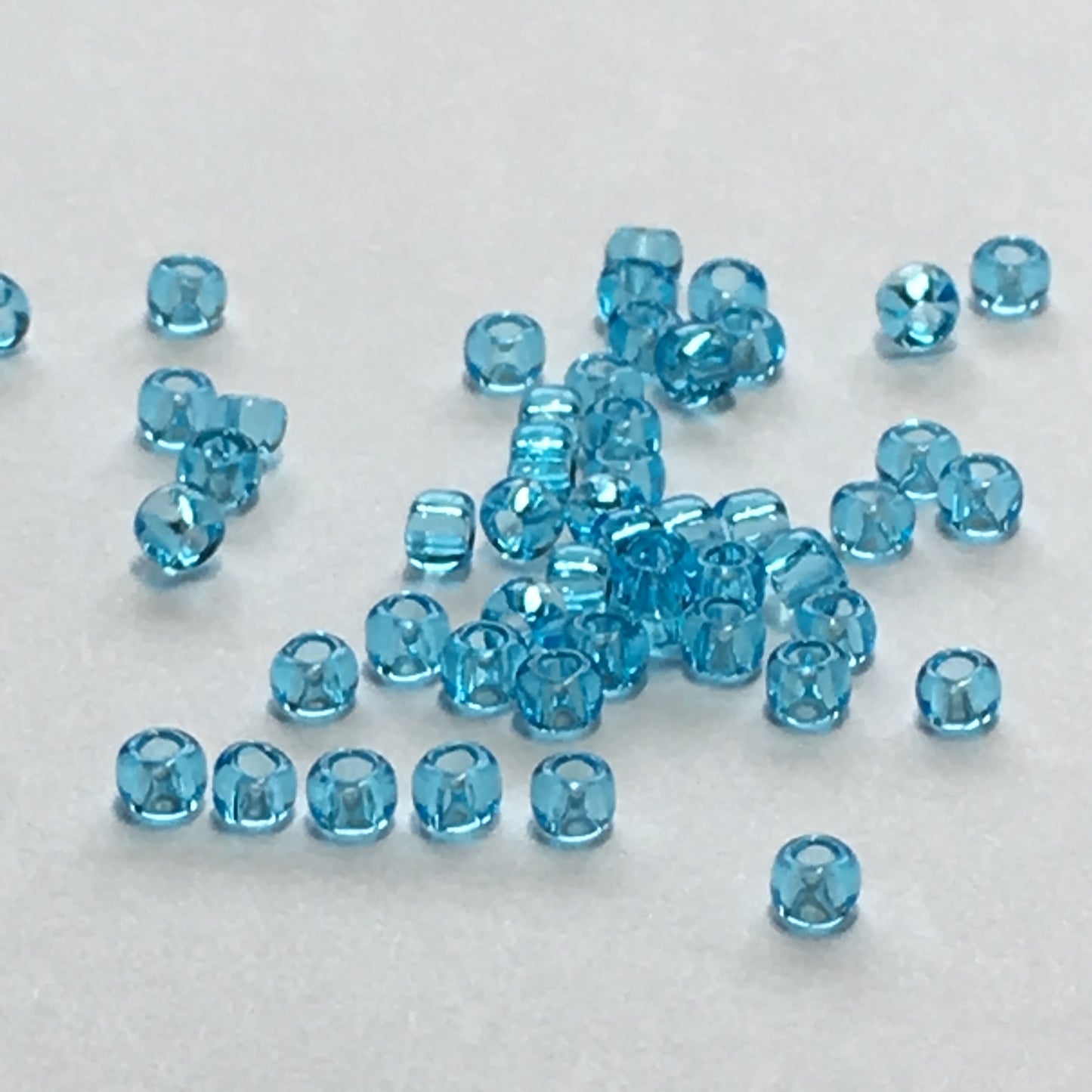 TOHO TR-11-3  11/0 Transparent Light Aqua Seed Beads, 5 gm