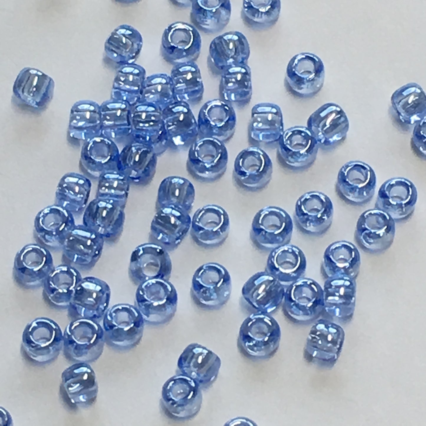 TOHO TR-11-107  11/0 Transparent Luster Light Sapphire Seed Beads, 5 gm
