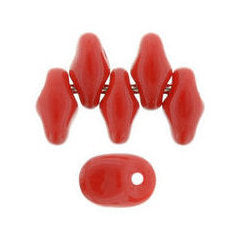 Matubo Superuno 2.5 x 5 mm 93200  Opaque Coral Red Beads - 5 gm