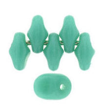 Matubo Superuno 2.5 x 5 mm 63130  Turquoise Beads - 5 or 10 gm
