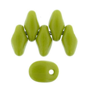 Matubo Superuno 2.5 x 5 mm 53410  Opaque Olive Beads - 5 gm