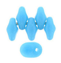 Matubo Superuno 2.5 x 5 mm 63030  Blue Turquoise Beads - 5 gm
