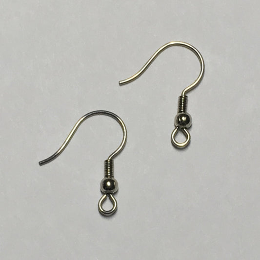 Sterling Silver Flat Fish Hook Ear Wires w/Bead – The Bead Merchant