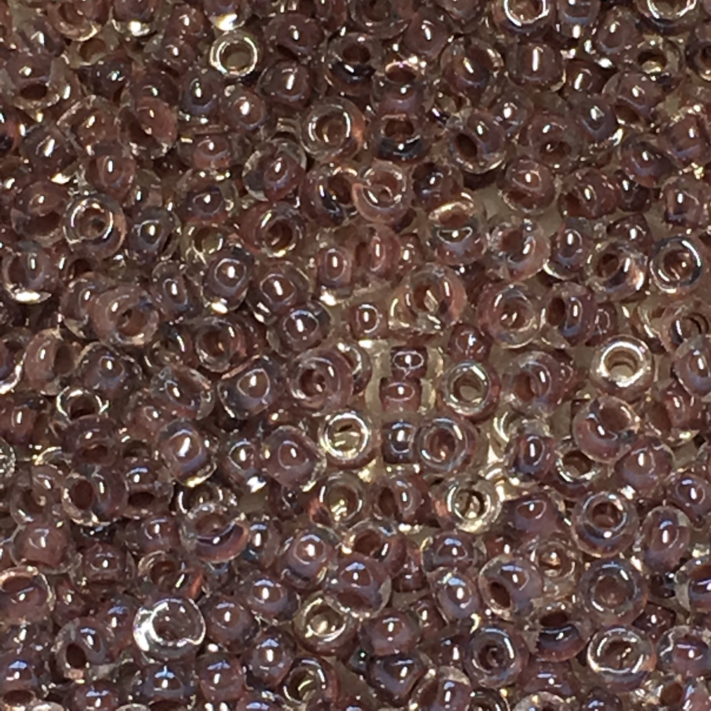 Preciosa Czech 038619 11/0 Brown Lined Crystal Seed Beads, 5 or 10 gm