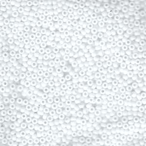 Miyuki 11-402   11/0 Opaque White Seed Beads - 5 or 10 gm
