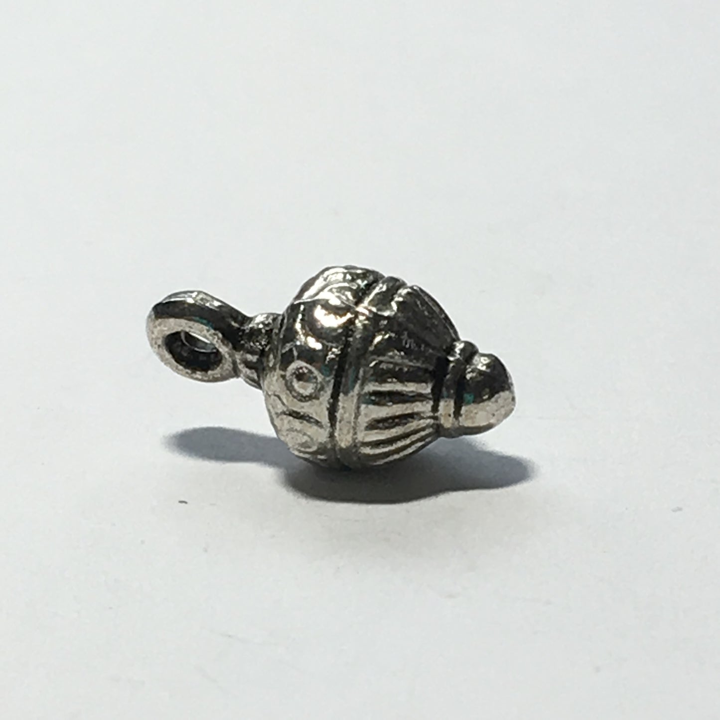 Breloque supérieure en argent antique, 14 x 7 mm