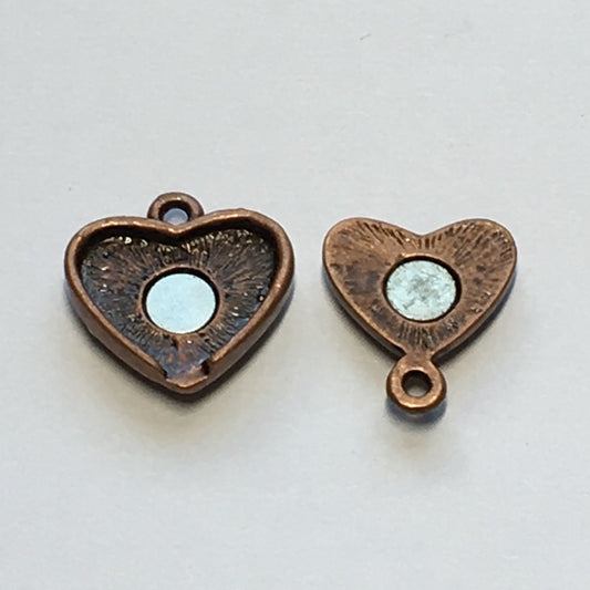 Buy Pure Copper Pear Magnetic Clasp, 14x10x17mm, 1 piece Online