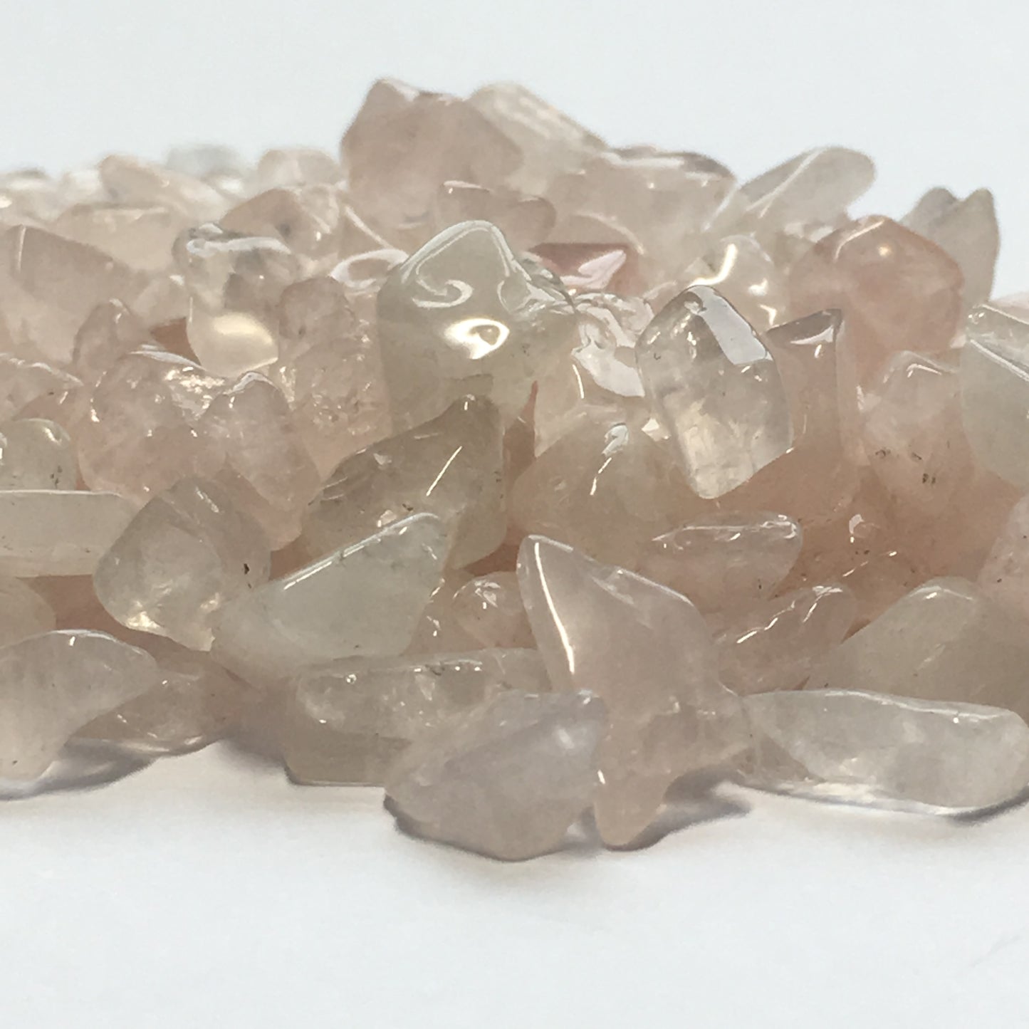 Rose Quartz Semi-Precious Stone Chips, 30 or 40 gm