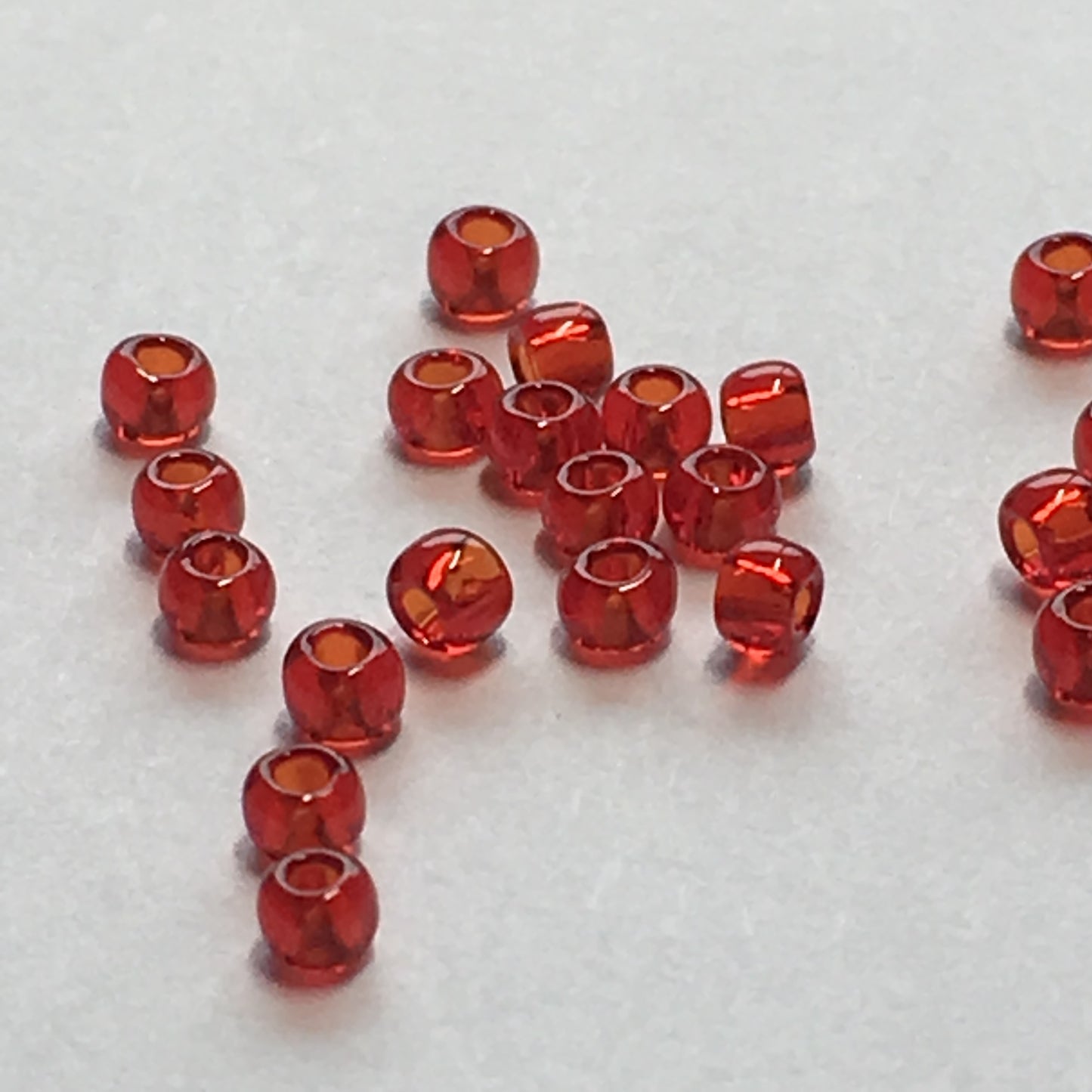 TOHO TR-11-5C  11/0 Transparent Dark Ruby Red Seed Beads, 5 gm