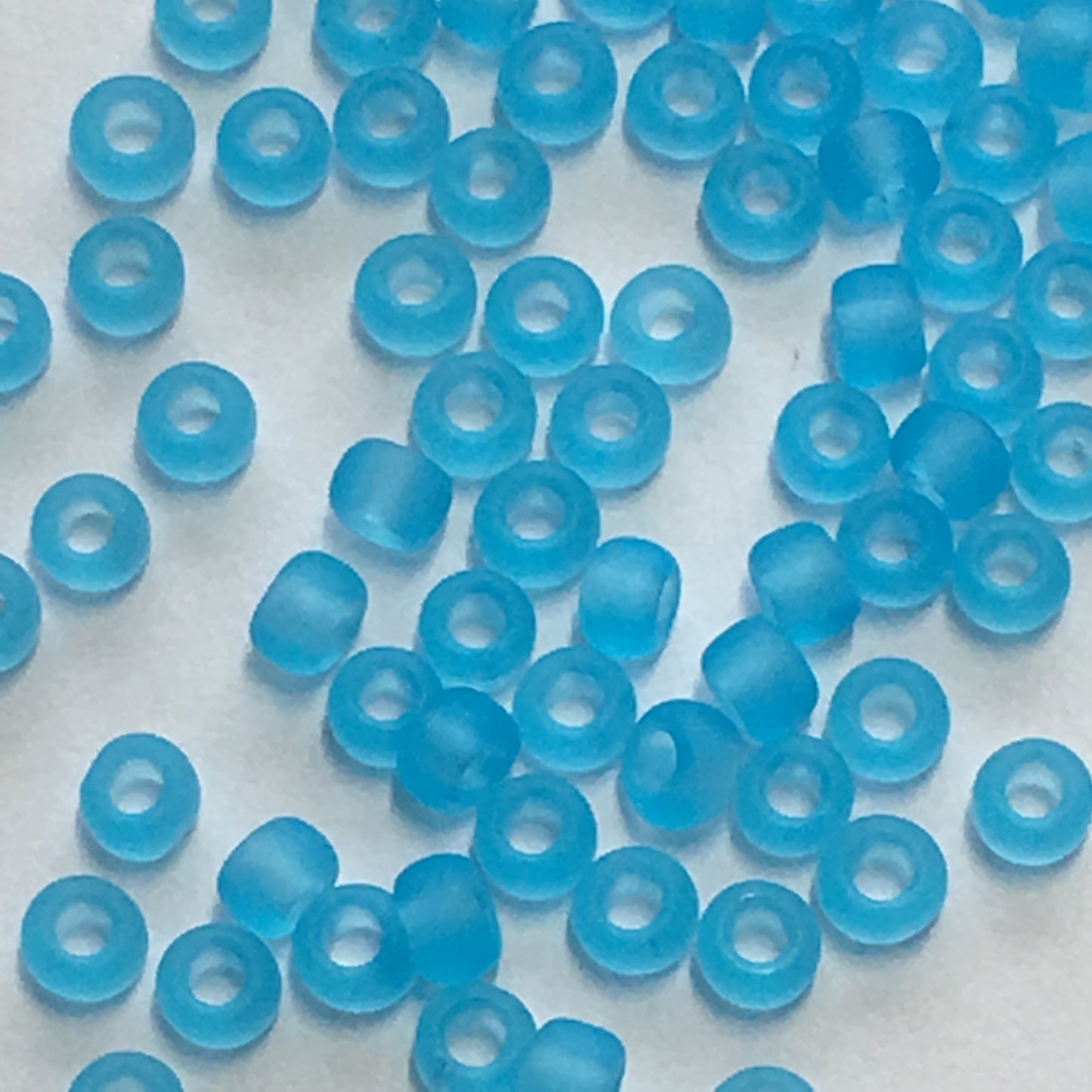 TOHO TR-11-3F  11/0 Transparent Matte Light Aqua Seed Beads, 5 gm