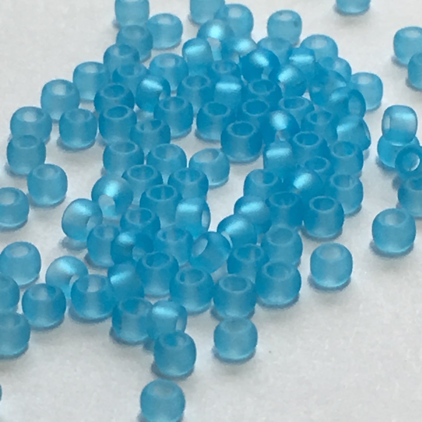 TOHO TR-11-3F  11/0 Transparent Matte Light Aqua Seed Beads, 5 gm