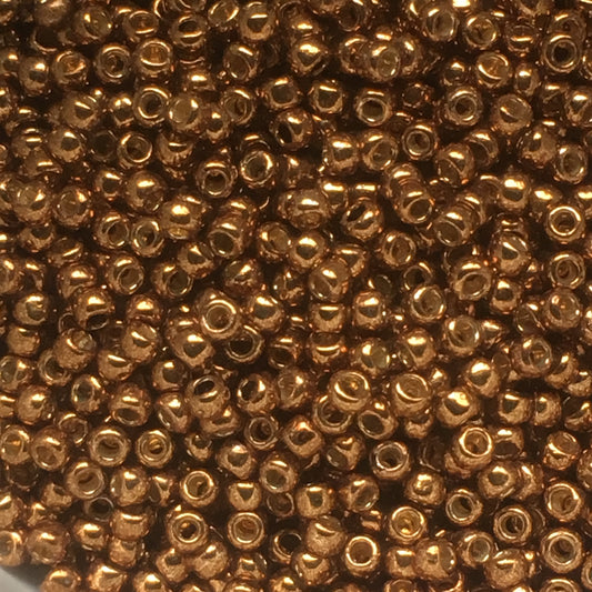 8/0 seed beads Toho Olympic Bronze (224) 11/0 Miyuki Delica beads  Galvanized Tarnished Copper (DB…