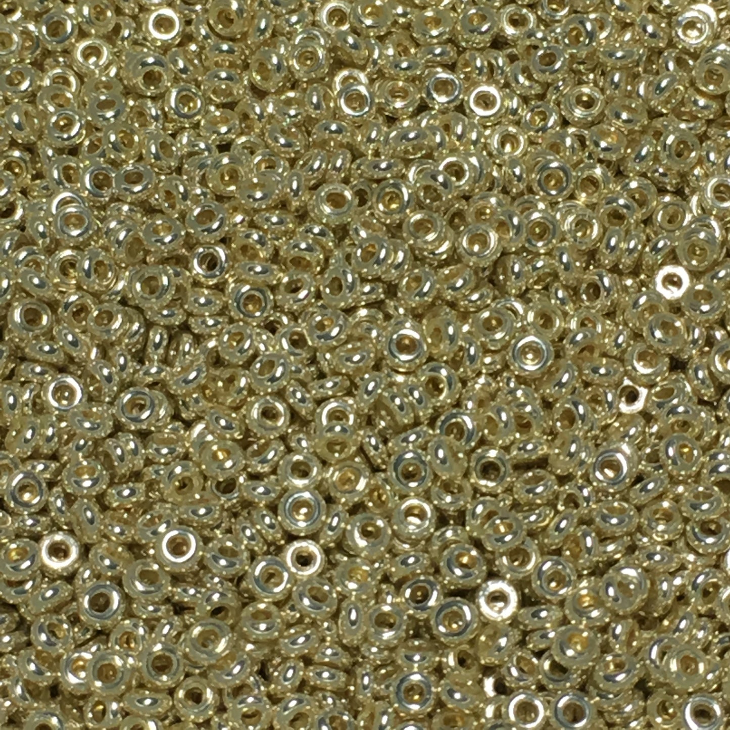 TOHO TD-11-PF558 11/0 Silver Galvanized PermaFinish Demi Beads, 5 gm