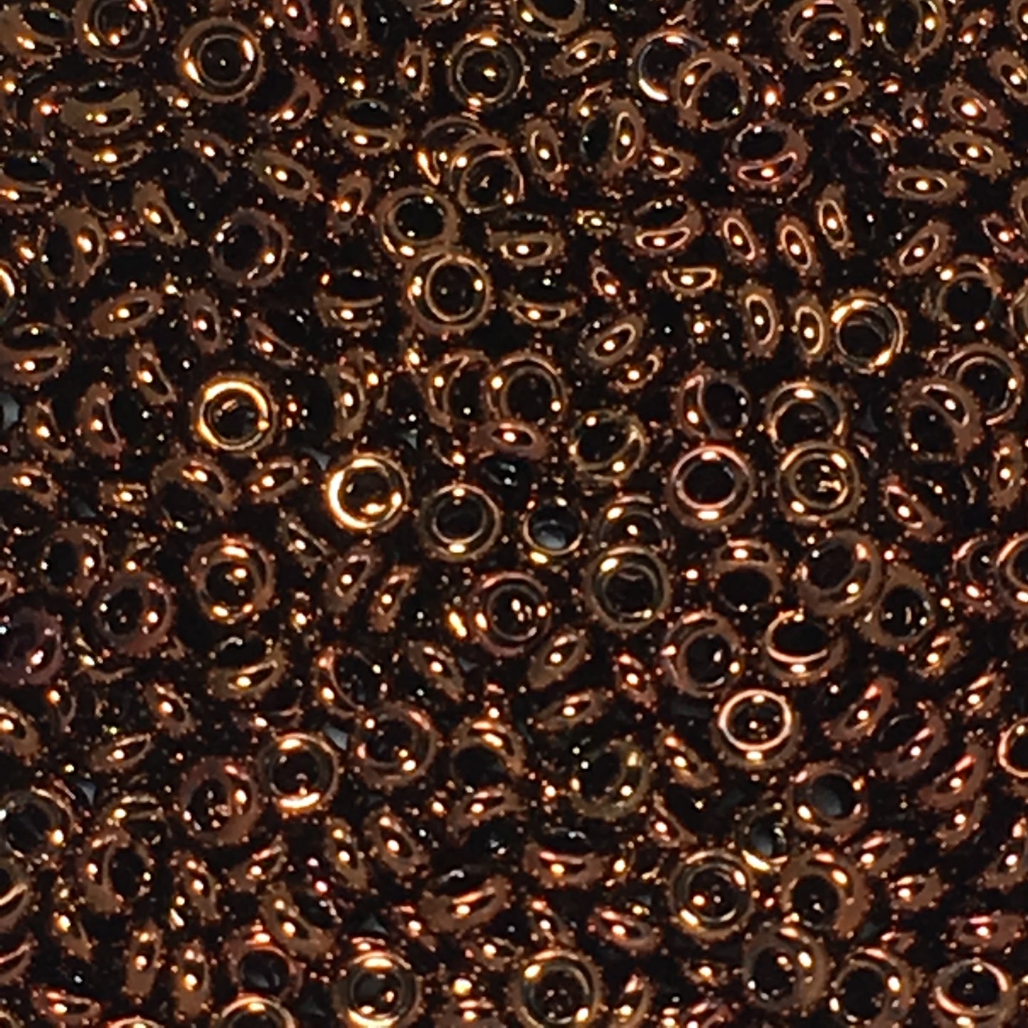 TOHO TD-11-501  11/0 Bronze Higher Metallic Demi Beads, 5 or 10 gm