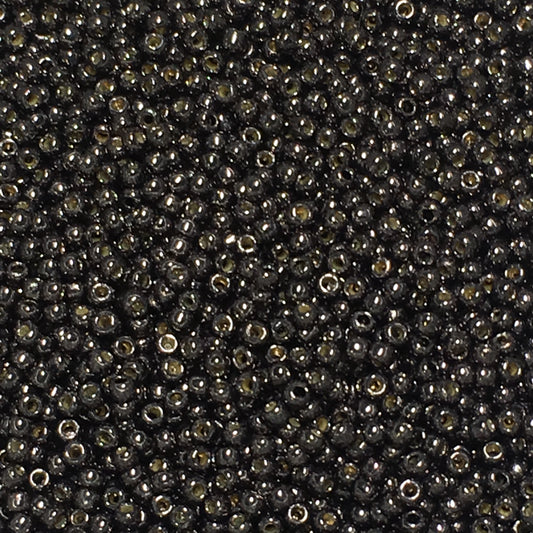 TOHO TR-11-PF595  11/0 Pyrite Galvanized PermaFinish Seed Beads, 5 gm