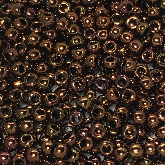 TOHO TR-11-501  11/0 Bronze Higher Metallic Seed Beads, 5 or 10 gm
