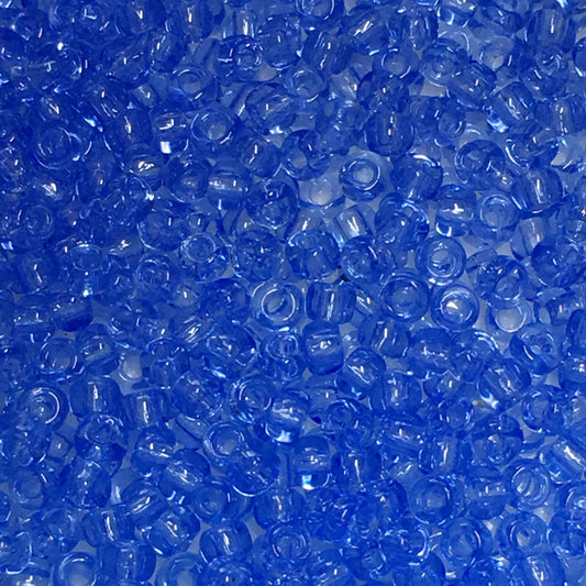 TOHO TR-11-13  11/0 Transparent Light Sapphire Seed Beads, 5 gm