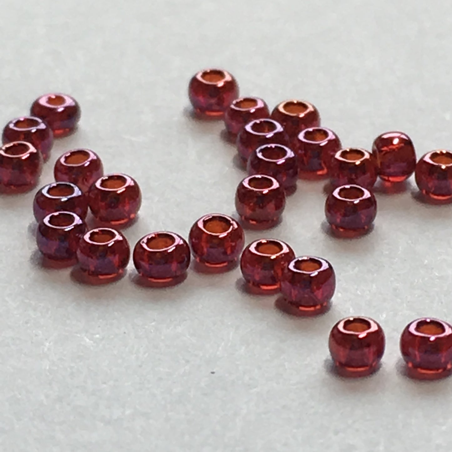 TOHO TR-11-332 11-0 Raspberry Gold Luster Seed Beads, 5 gm