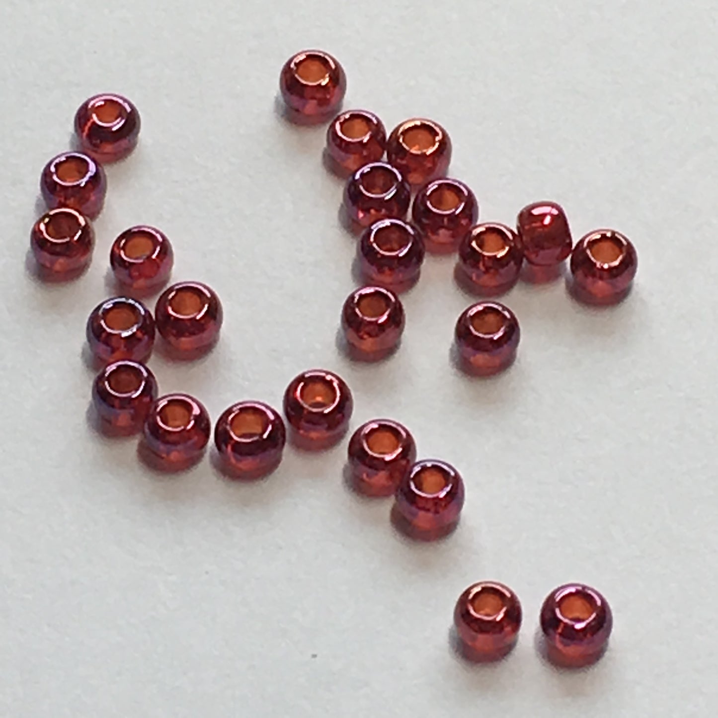 TOHO TR-11-332 11-0 Raspberry Gold Luster Seed Beads, 5 gm