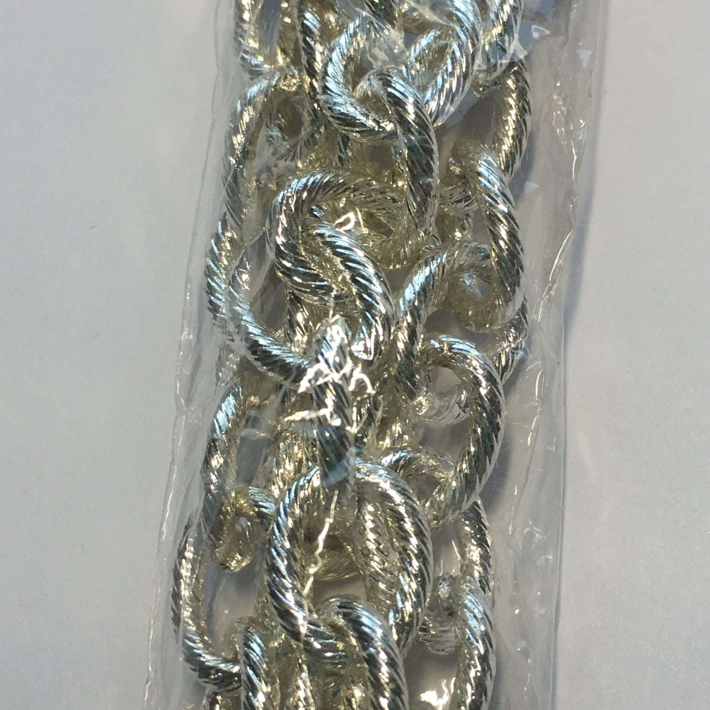 Bead Gallery Silver Plated Large Cable Chain, 11 x 8 mm Links - 36 Inches