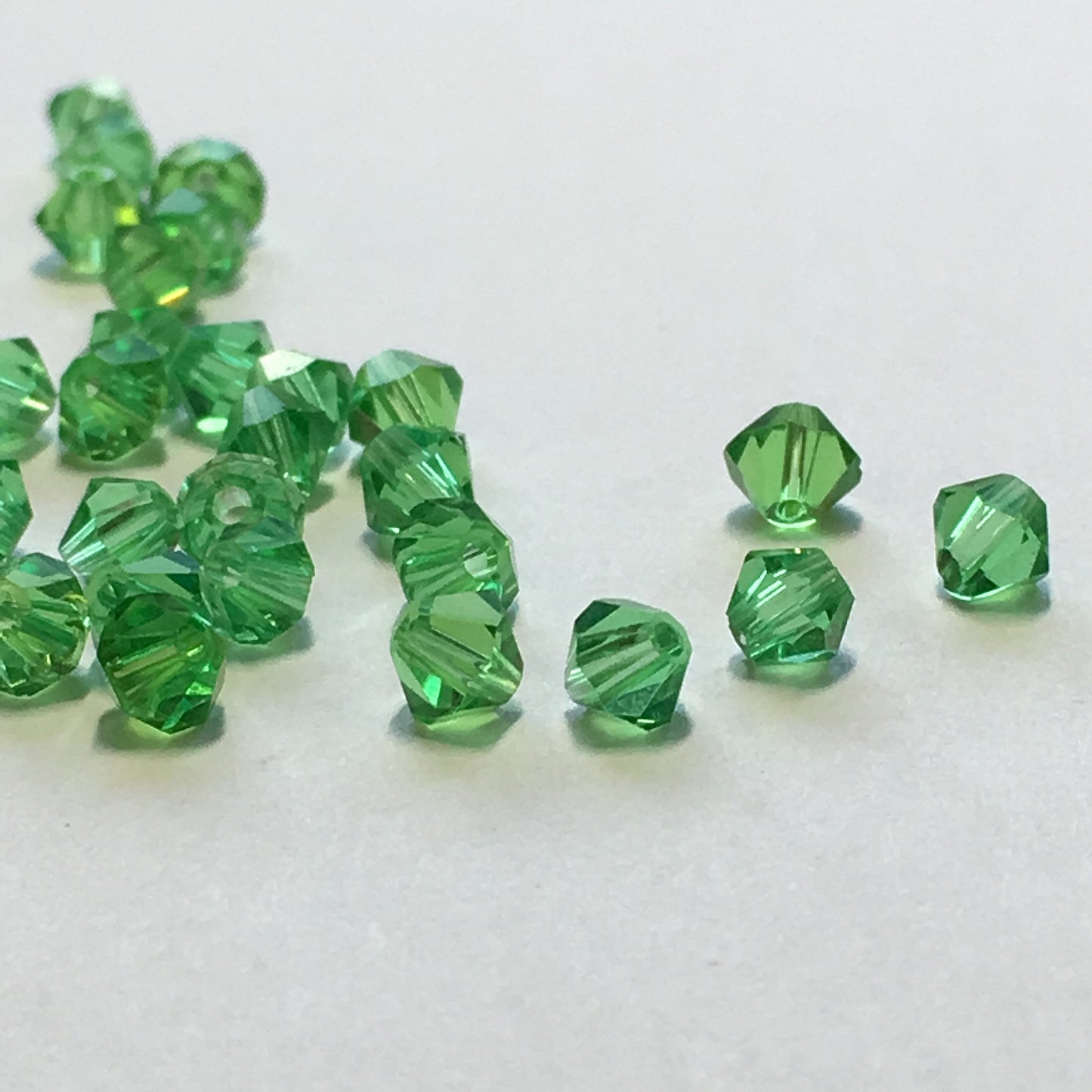 Swarovski Crystal Erinite Faceted Bicone Beads, 4 mm, 34 Beads