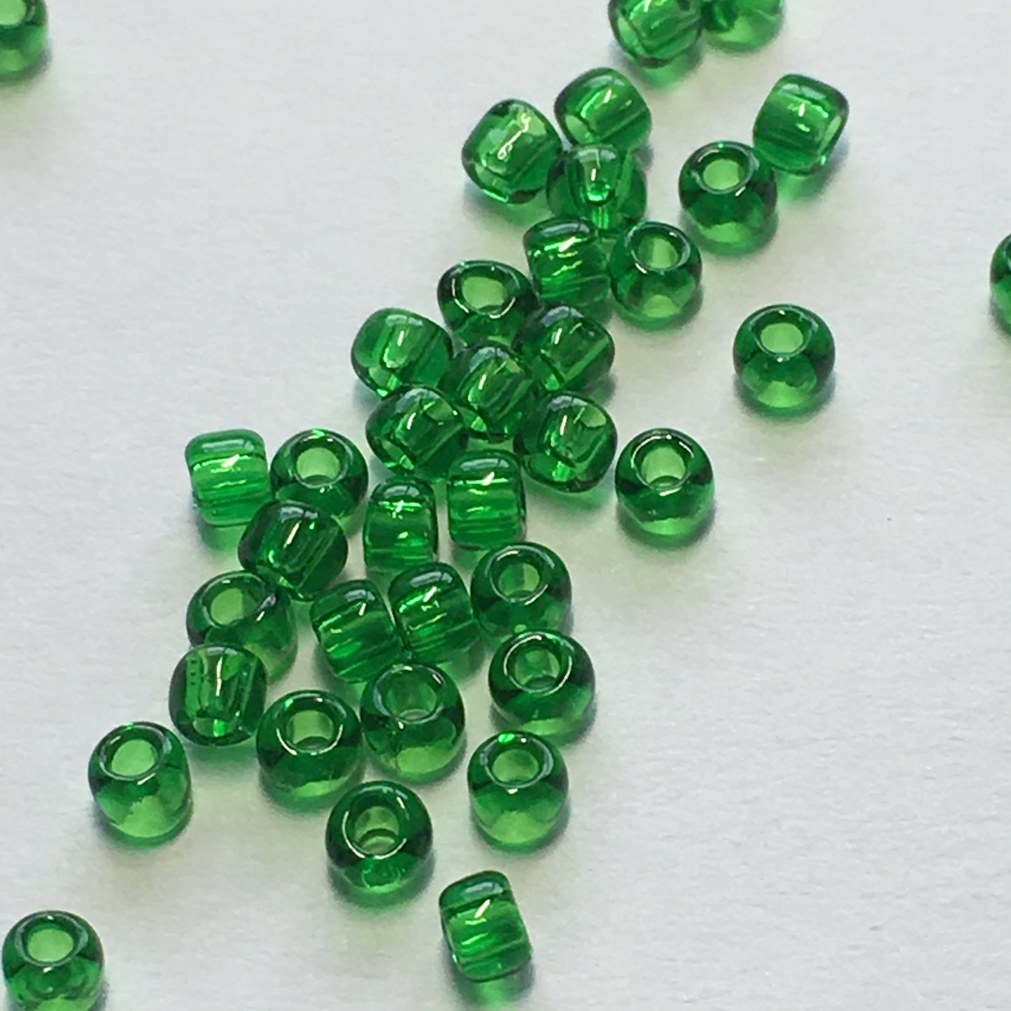 TOHO TR-11-7B  11/0 Transparent Dark Green Seed Beads, 5 gm