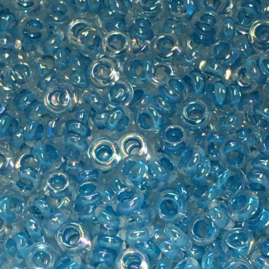 Blue Lined Transparent Round Seed Beads 💧 – RainbowShop for Craft