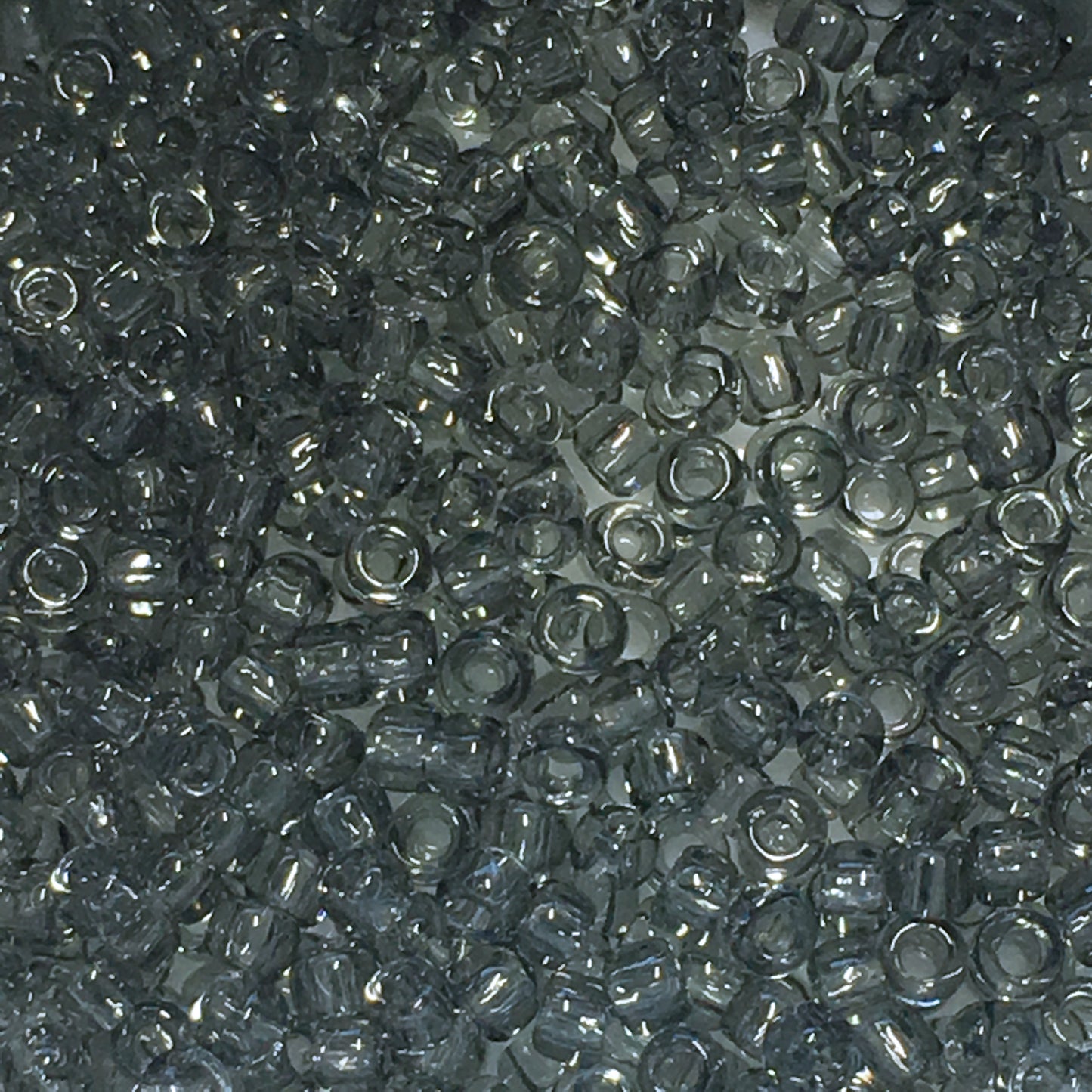 TOHO TR-11-9 11/0  Light Black Diamond Transparent Seed Beads, 5 gm