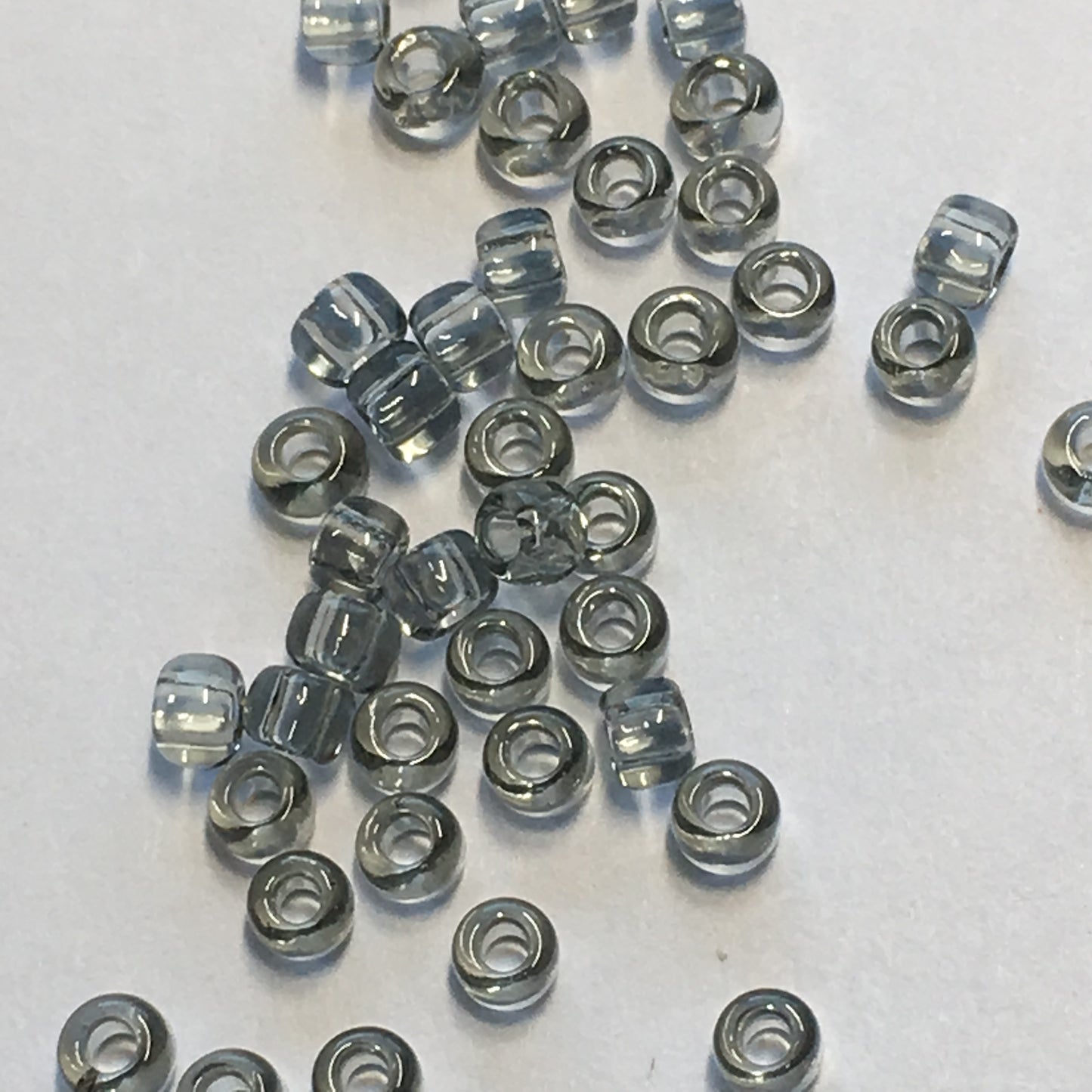 TOHO TR-11-9 11/0  Light Black Diamond Transparent Seed Beads, 5 gm
