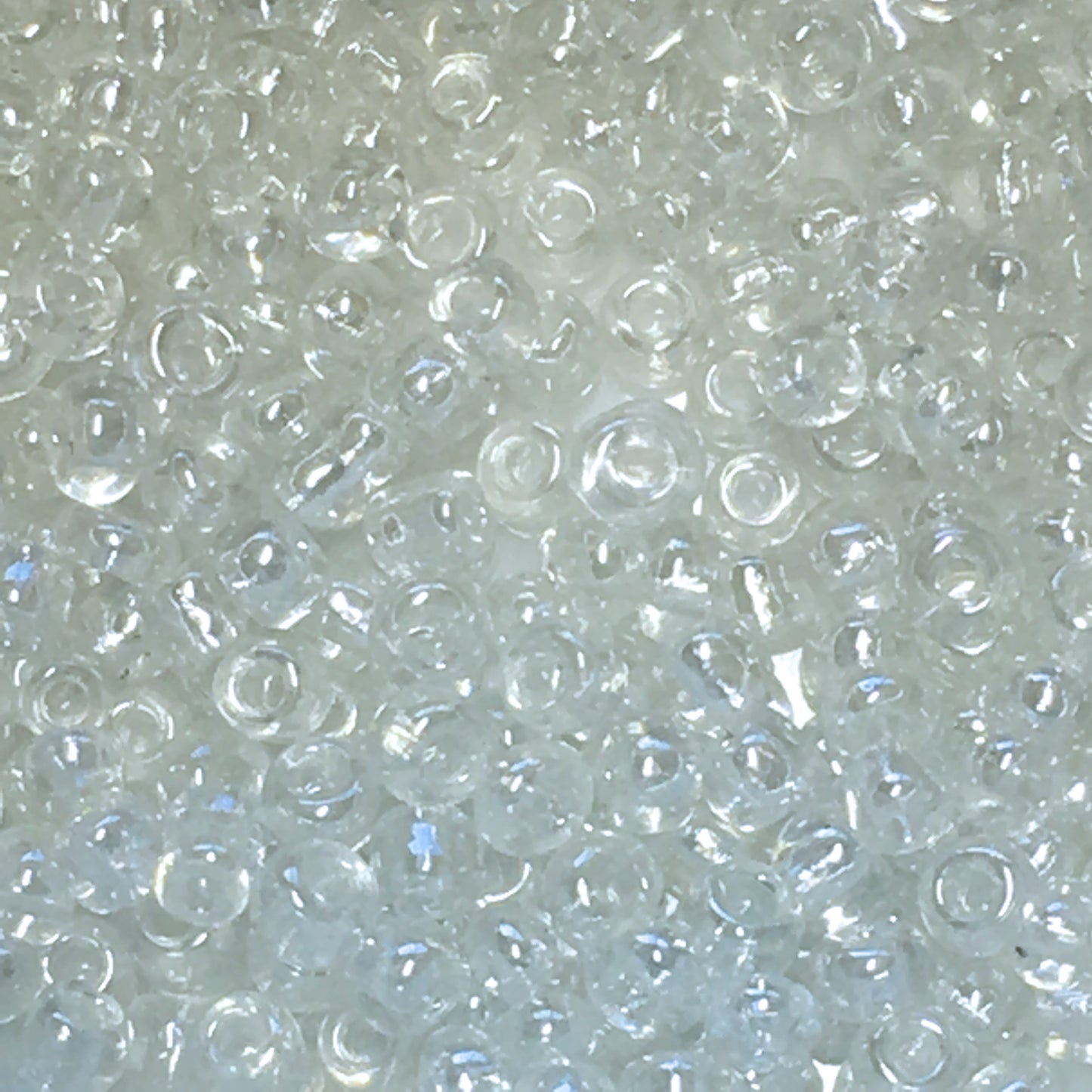 11/0 Transparent Luster Crystal Seed Beads, 5 gm