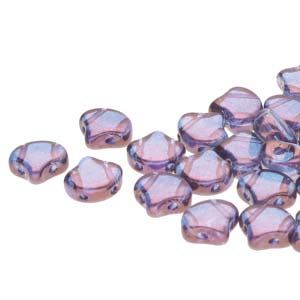 Matubo Ginko 7.5 mm 00030-15726 Luster Transparent Amethyst Beads - 20 Beads