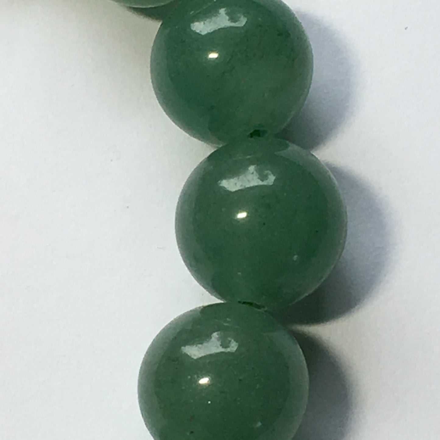 Bead Gallery Light Aventurine Semi-Precious Stone Round Beads, 12 mm -  17 Beads