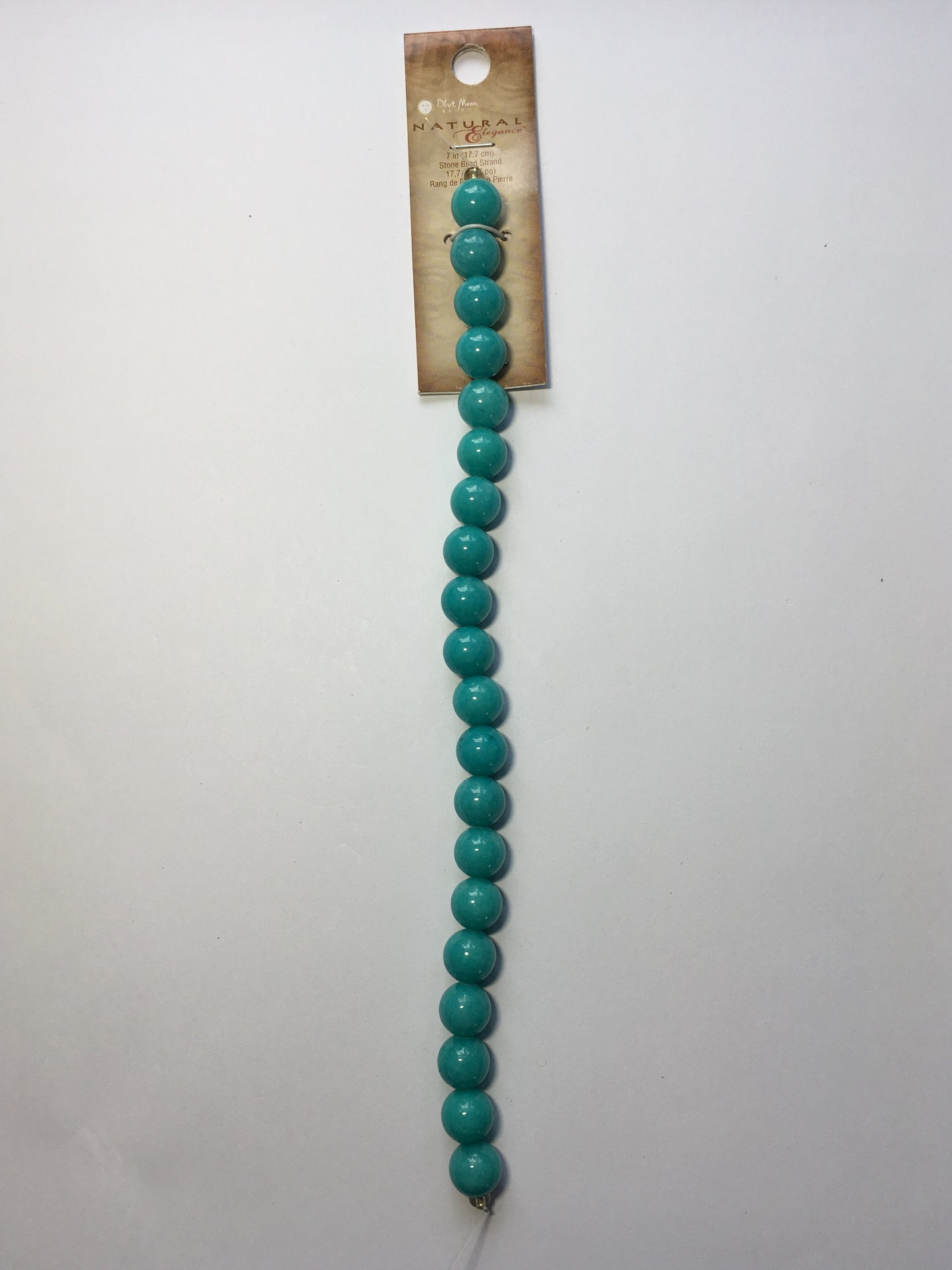 Blue Moon Natural Elegance Round Turquoise Stone Beads, 10 mm - 20 Beads