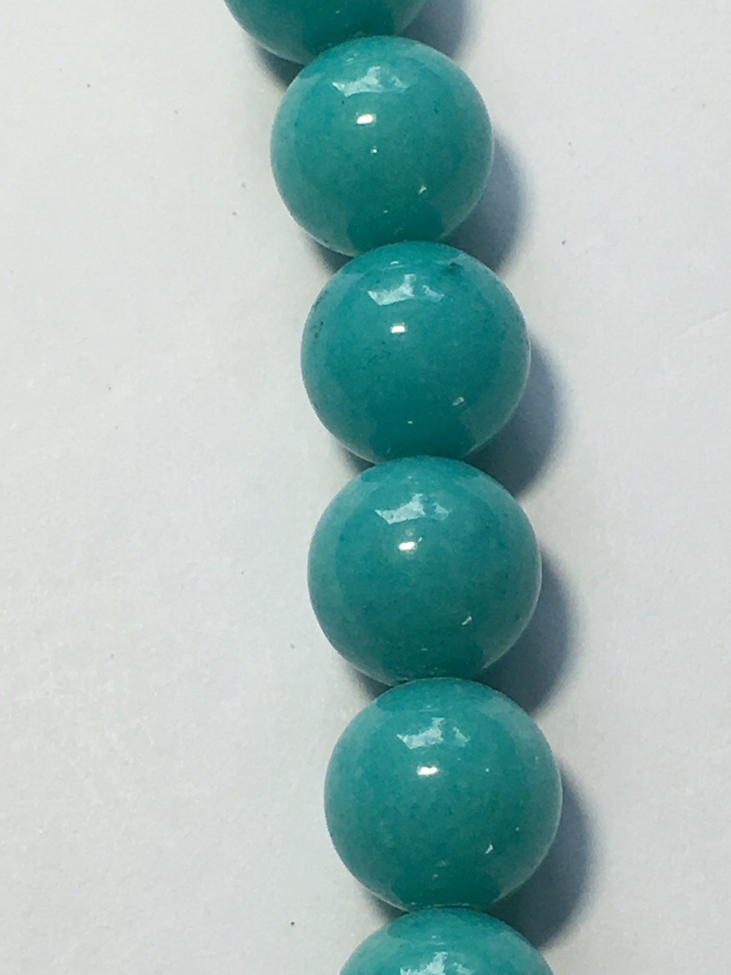Blue Moon Natural Elegance Round Turquoise Stone Beads, 10 mm - 20 Beads